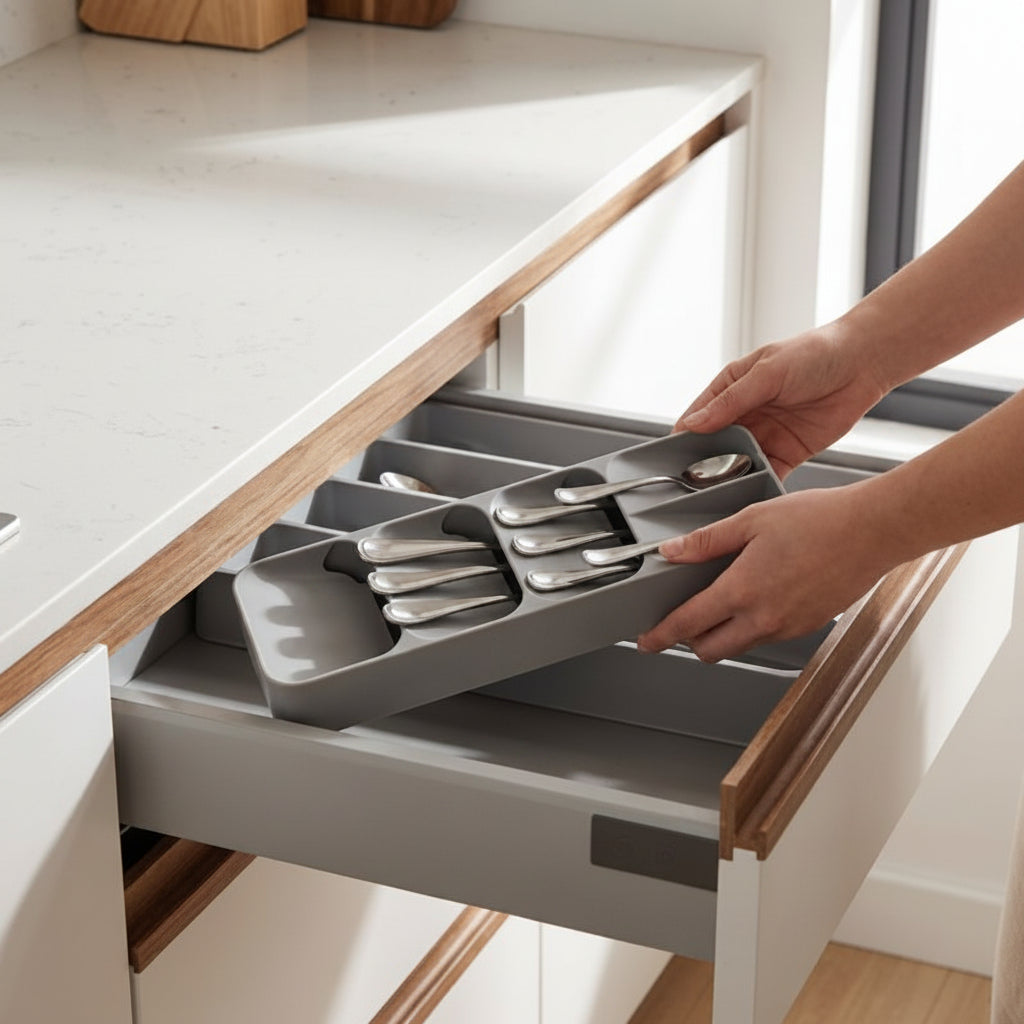 Organisateur tiroir Cuisine avec cuillere