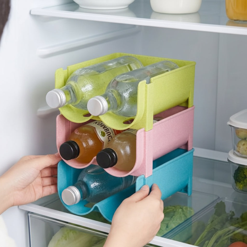 Porte bouteille dans le frigo