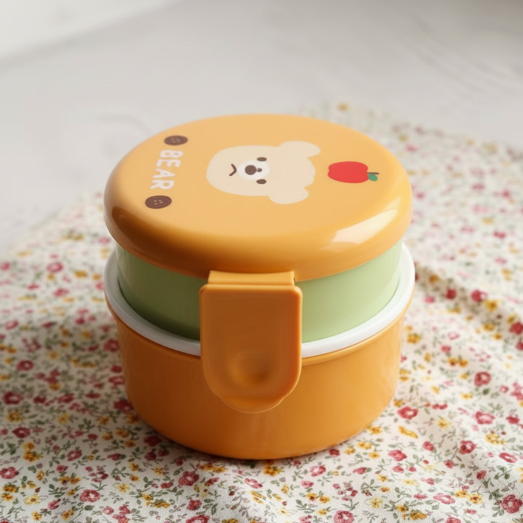Orange lunch box enfant