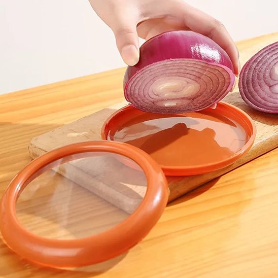 Boite alimentaire marron pour oignon