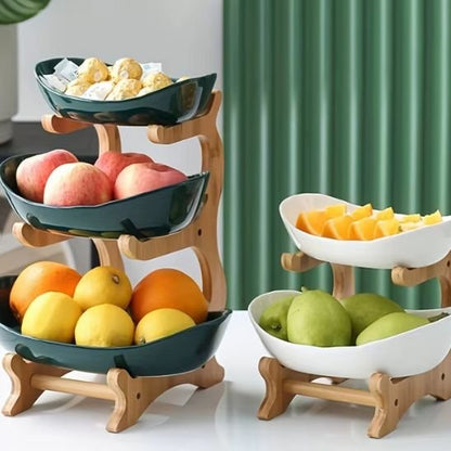 corbeille à fruits deux et trois étages