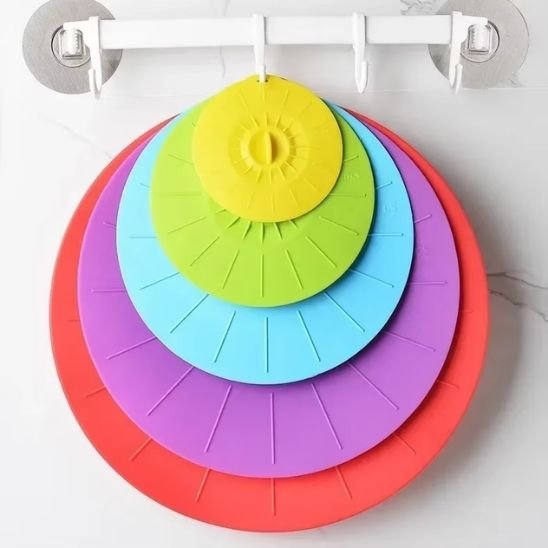couvercle en silicone differentes couleurs et formats