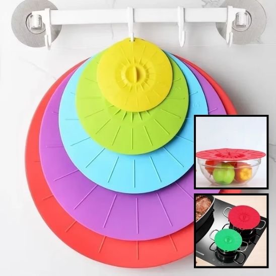 couvercle en silicone des tailles differentes