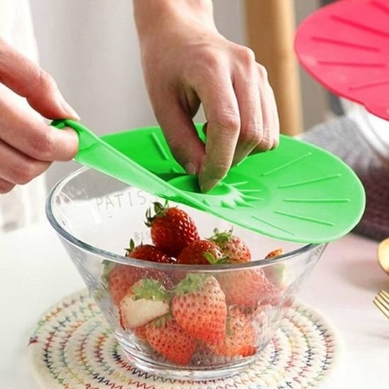 couvercle en silicone vert