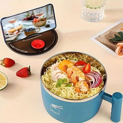 Lunch box avec nouilles et crevettes