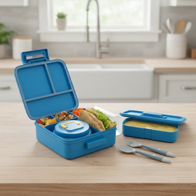 Lunch box enfant bleu