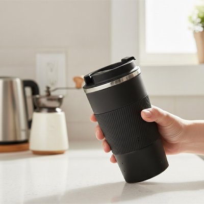 Mug isotherme noir
