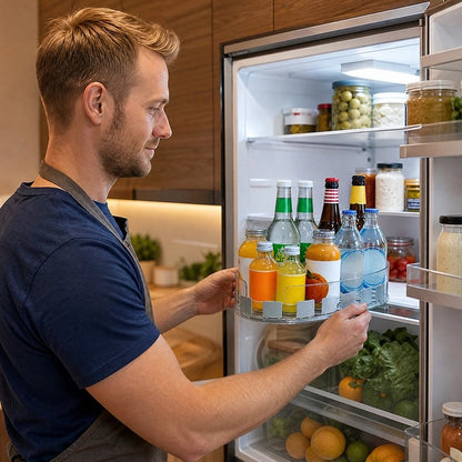 Organisateur frigo avec contenants 