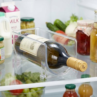 Porte bouteille vin dans le frigo