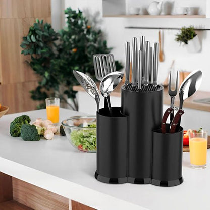 Porte couteaux avec compartiments pour autres accessoires