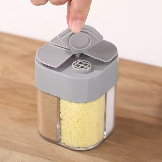 Pot a epice avec couvercles