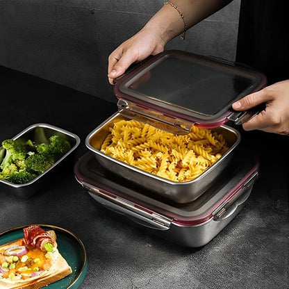 Préparation lunch box avec déjeuner