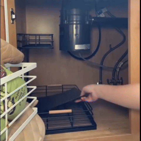 Rangement organisateur placard gif